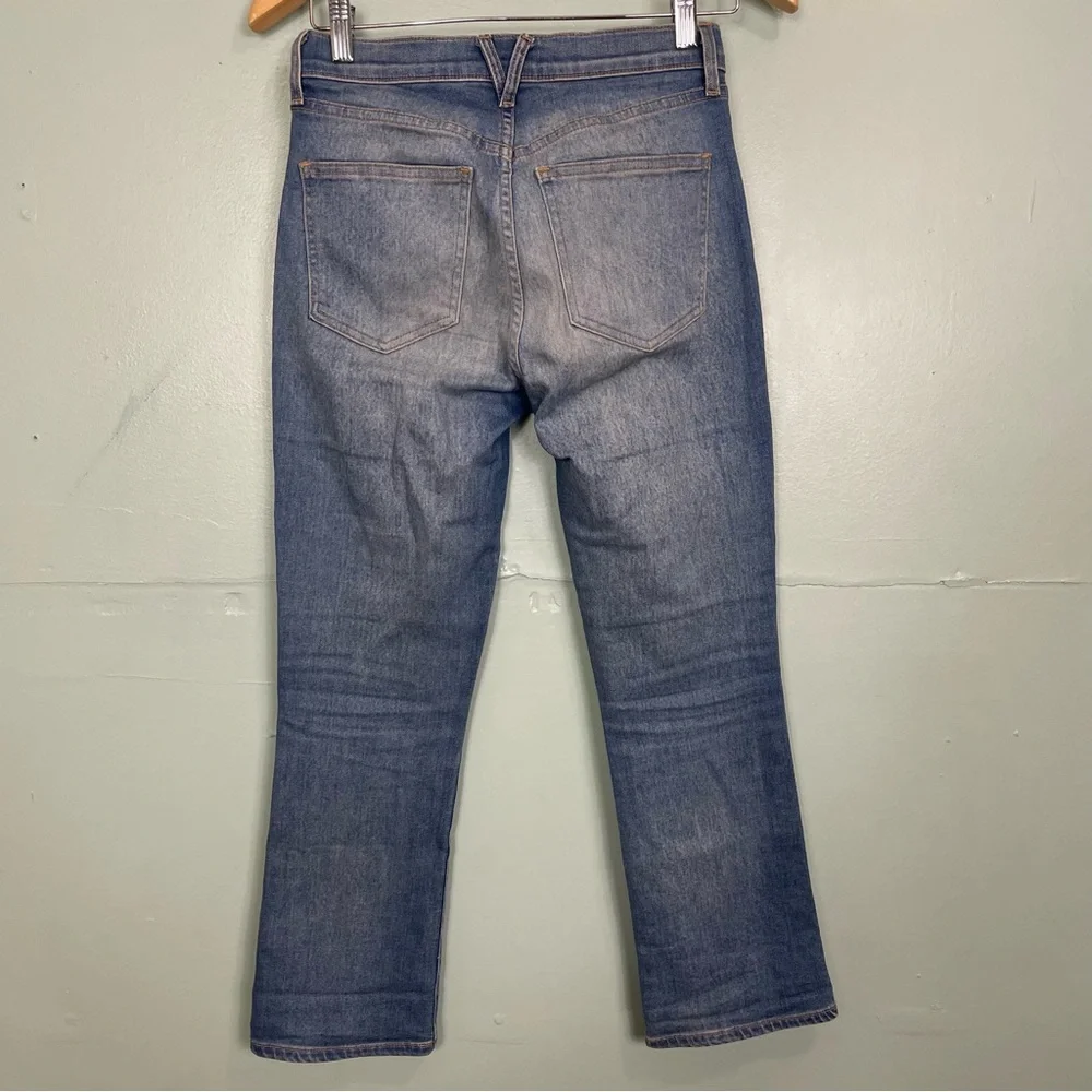 Veronica Beard Jeans Carly Kick Flare‎ High Rise Wash Clear Water Size 26
